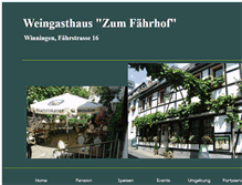 Tablet Screenshot of faehrhof-winningen.de